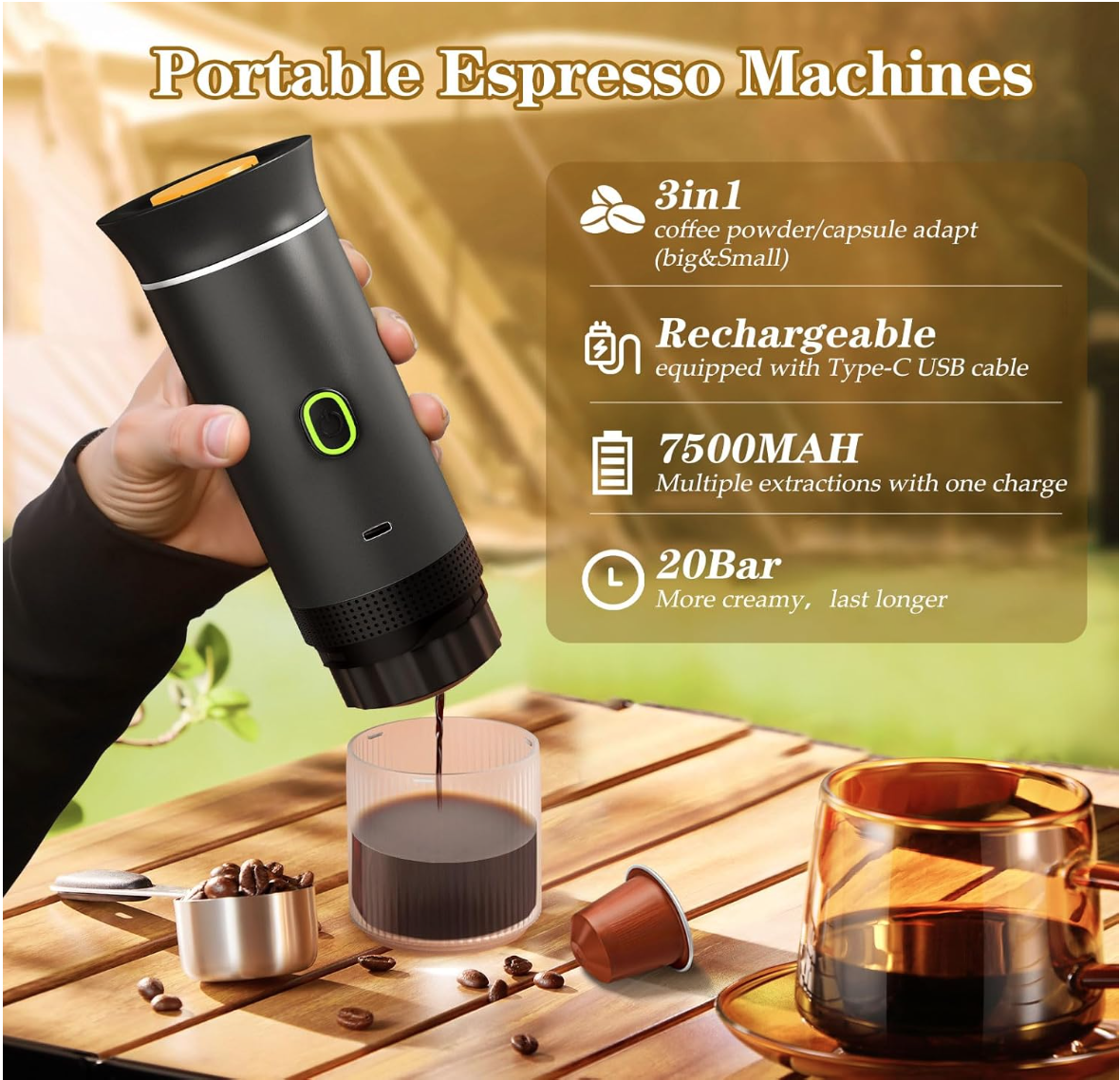 Cafetière expresso portable