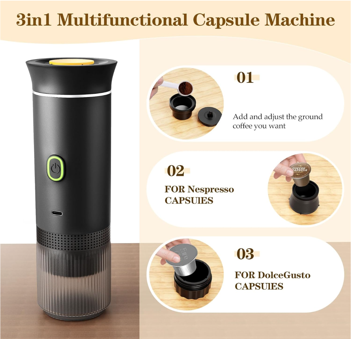 Cafetière expresso portable