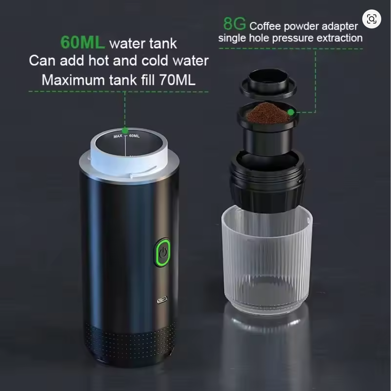 Cafetière expresso portable